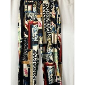 Micas Women's Floral Print High Waisted Straight Leg XXL Sleep Lounge.  H55